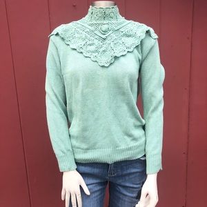Vintage Evian Crochet Top GORGEOUS size M